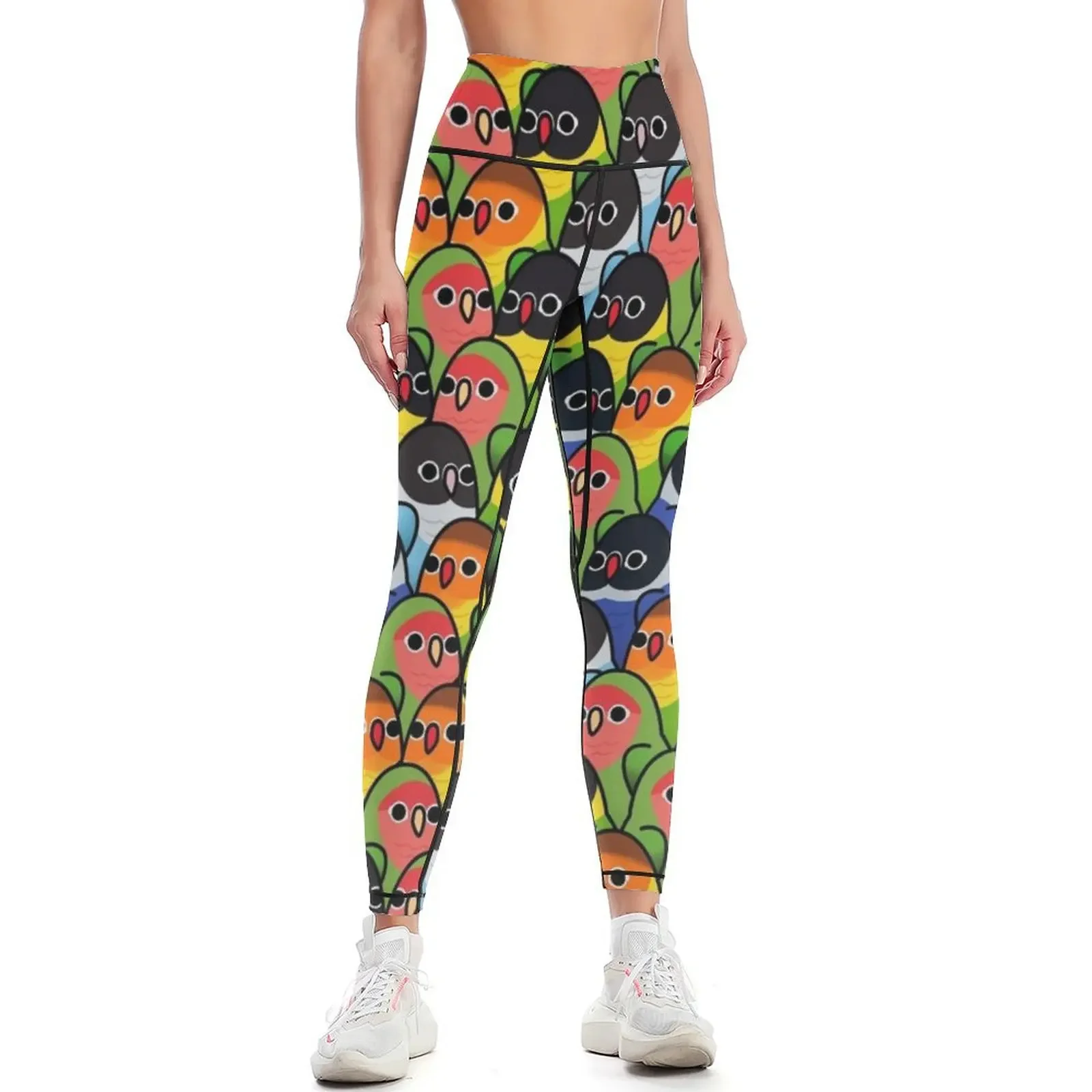 

Too Many Birds! - Lovebird Squad Leggings for physical harem pants Women's pants leggins push up woman Womens Leggings