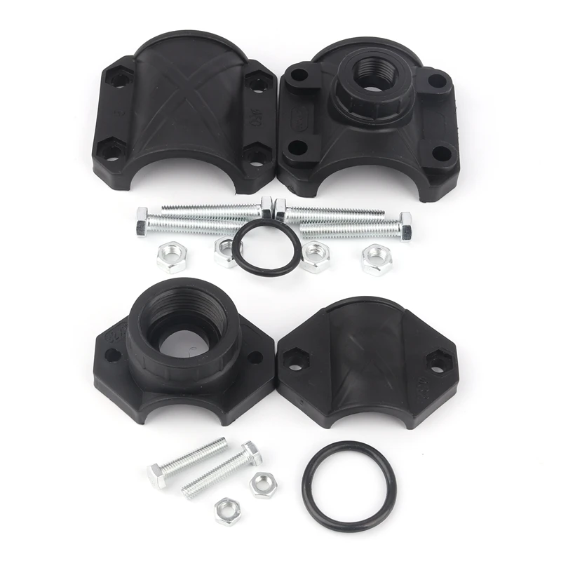 3pcs PE Water Pipe Connector Agricultural Fertilization Irrigation Tube Repair Tee Connectors Add Female Thread Interface Joint