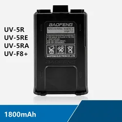 Original Baofeng UV-5R 1800mAh 7.4V Li-on Rechargeable Batteries UV5R Radio UV 5R Walkie Talkie Battery BL-5 Battery Accessories