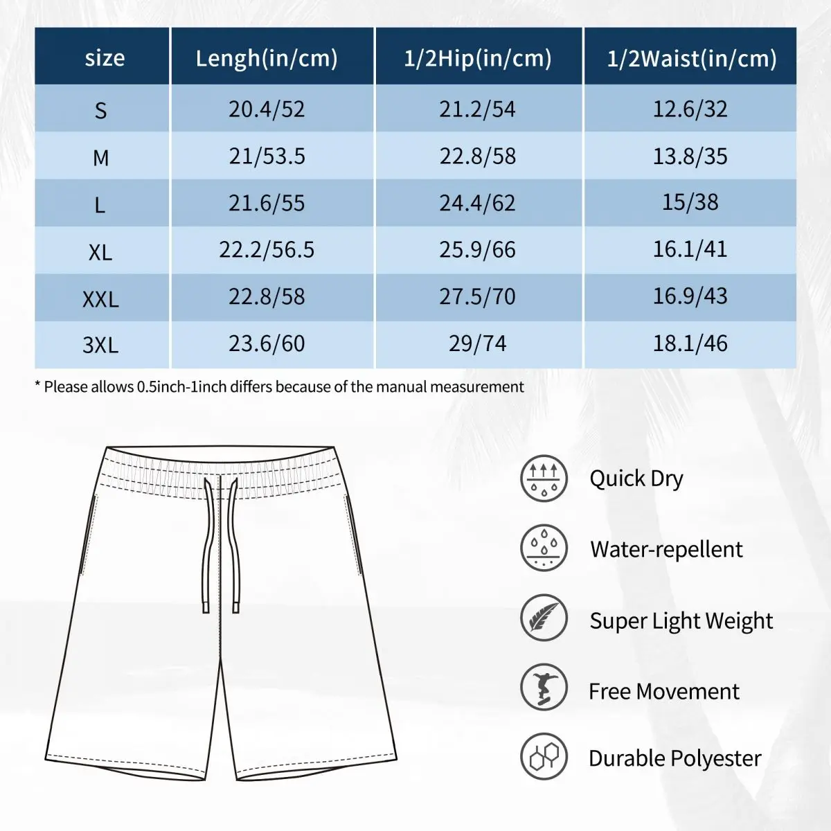 Picture 7: New Shorts One Piece Anime Zoro 3D Mens Swim Trunks Male Swimwear