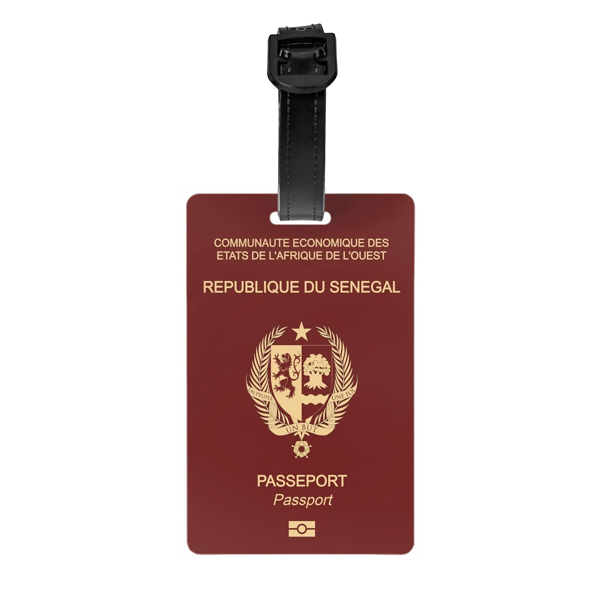 Custom Senegal passport Luggage Tag Privacy Protection  Baggage Tags Travel Bag Labels Suitcase
