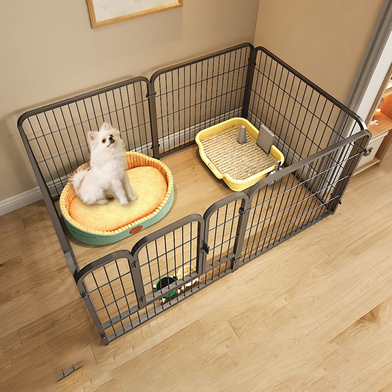 

Rabbit Kennel Crate Dog Houses Accessories Fence Puppy Playpens Dog Houses Enclose Door Cama Para Perros Dog Furniture Fg24