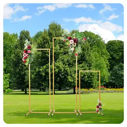 Wedding Arch Metal Iron Backdrop Stand Wedding Floral Decoration Props Birthday Party Balloon Arch Backdrop Stand Baby Shower