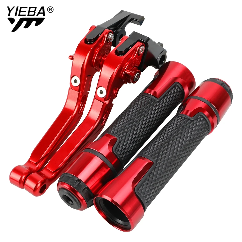 

2020 2021 2022 2023 Motorcycle CNC Adjustable Brake Clutch Levers Handbar Ends Grips FOR HONDA GROM MSX125 MSX 125 2014 - 2023