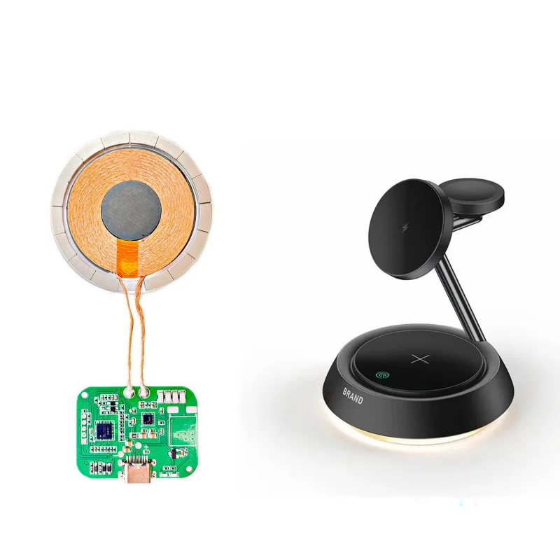 

Custom.wireless Type C Wireless Charging module 3in1 three in one phone watches earbuds wireless