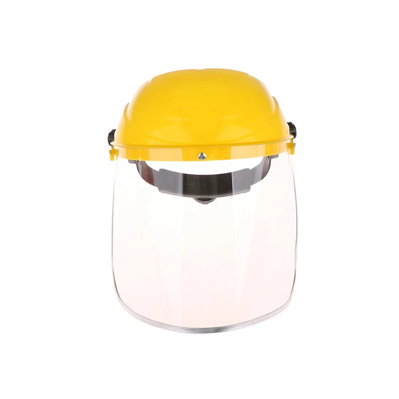 شفافة كاملة الوجه درع السلامة البلاستيكية رئيس شنت العين شاشة قبعة حماية العين قناع الوجه معدات قناع الوجه للدراجات النارية