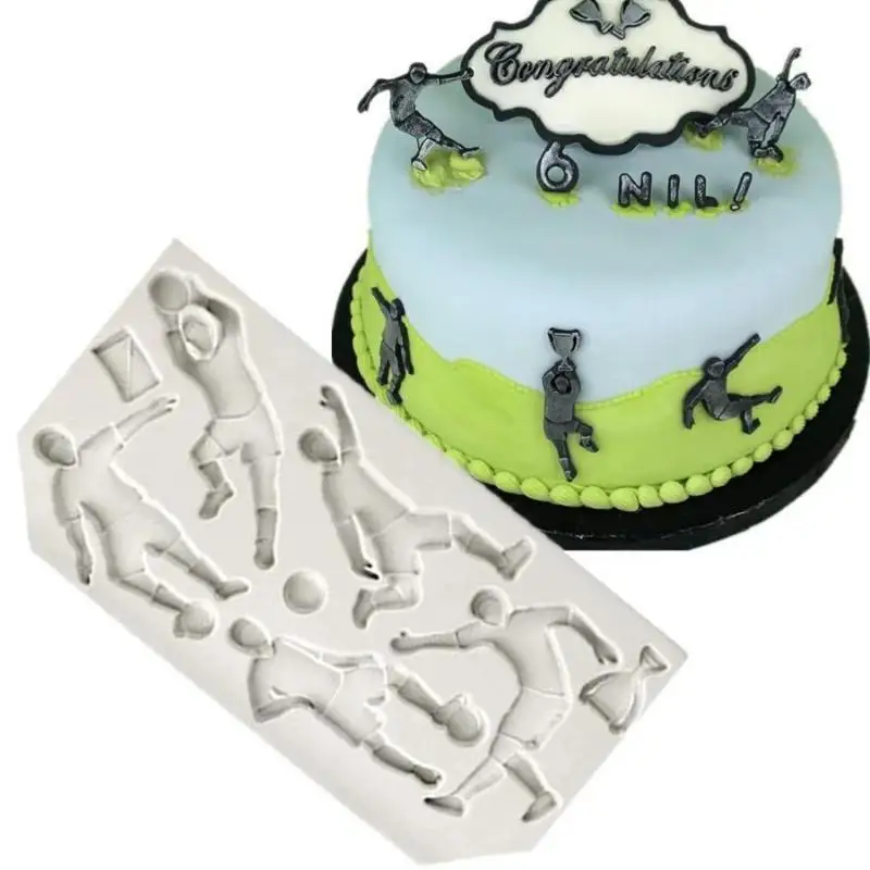 

Sport Baseball Golf Soccer Rugby Football Fondant Sugar Paste Molds Chocolate Mold for The Kitchen Baking Cake Decorating Tools