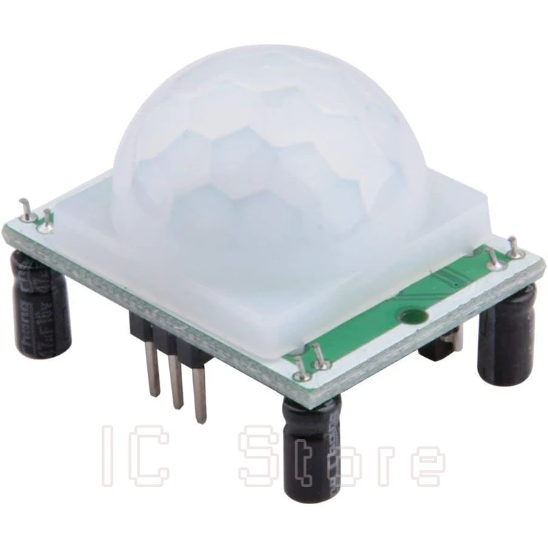 100PCS HC-SR501 Passen IR Pyro-elektrische Infrarood Mini PIR module Bewegingssensor Detector Module Beugel Voor Arduino