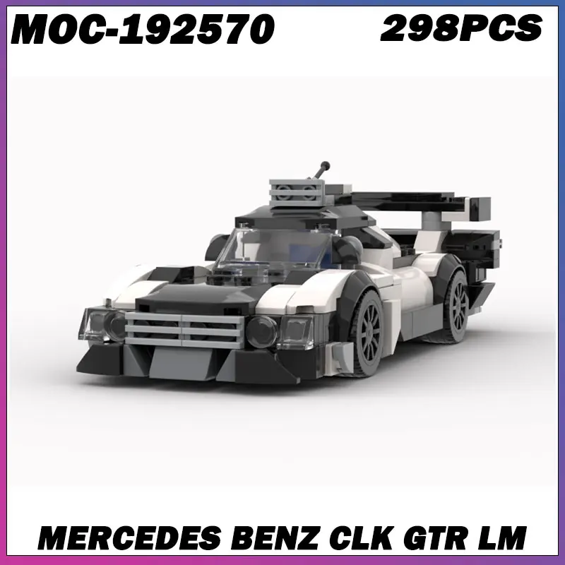 

298PCS MOC-192570 Technical Moc Car City Speed Champion Sports Car Racing Vehicle Building Blocks Brick Educational Construction