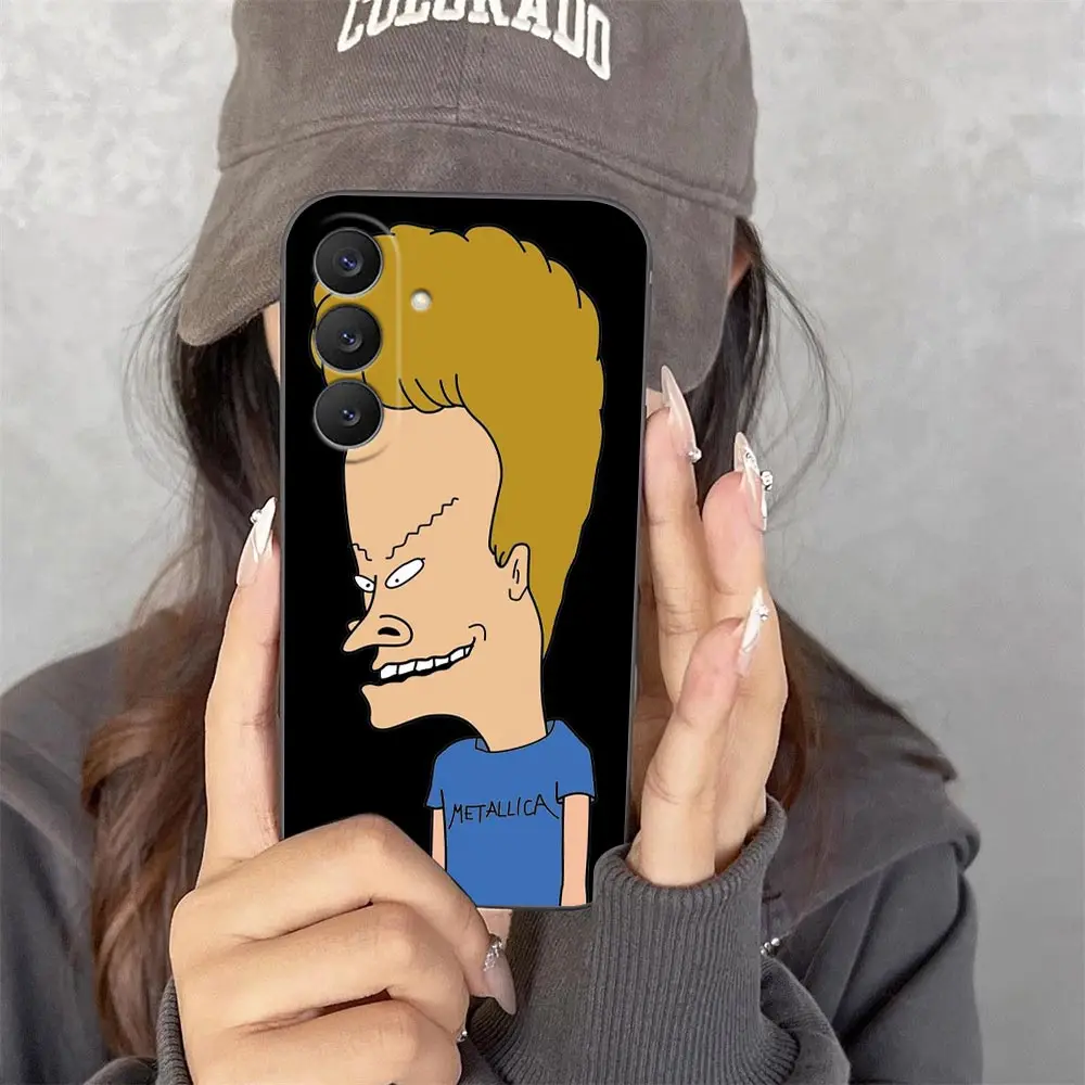 Anime Beavis And Butthead Cover Phone Case For Samsung Galaxy S26 S25 S24 S23 S22 S21 S20 FE Ultra Plus Unique Bumper TPU Case