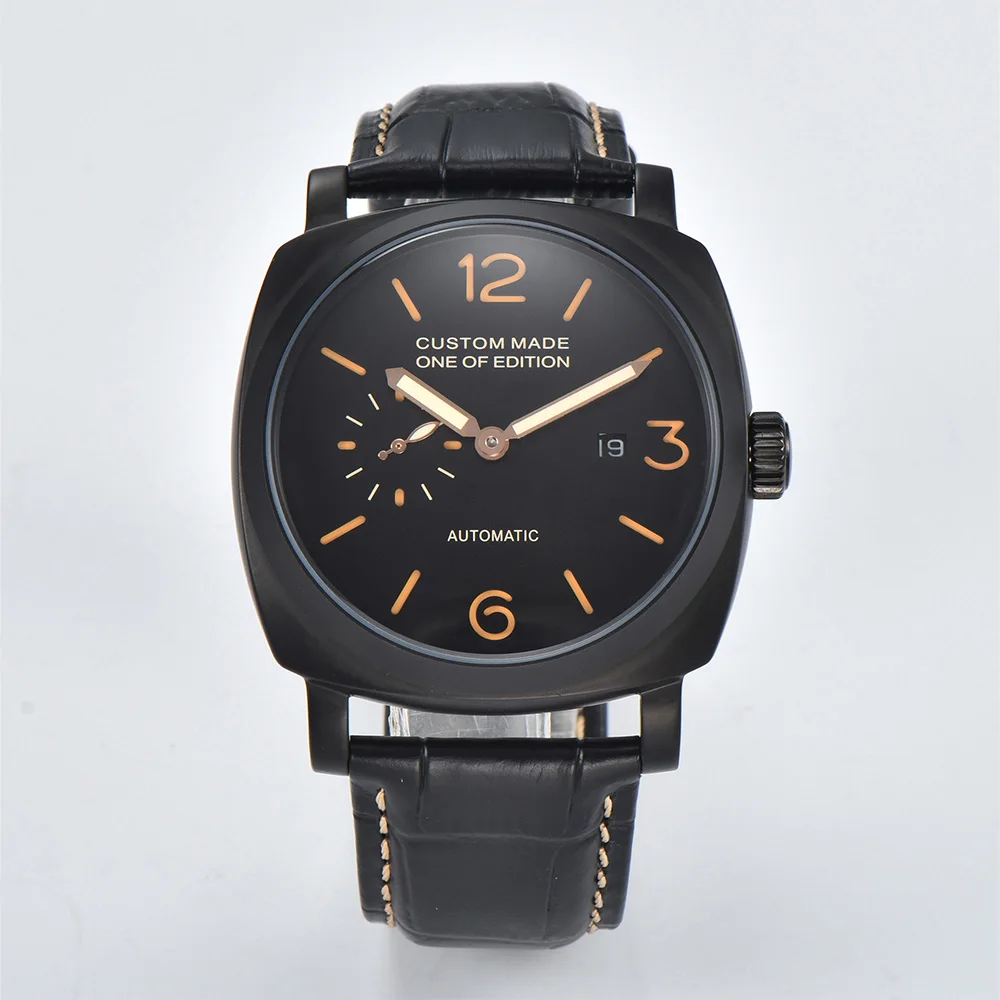 

Fashion DESIGN Brand ST2557 46mm Men's watches Sapphire Automatic Mechanical Watch Business Watches Luminous Dial