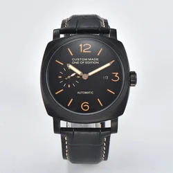 Fashion DESIGN Brand ST2557 46mm Men's watches Sapphire Automatic Mechanical Watch Business Watches Luminous Dial