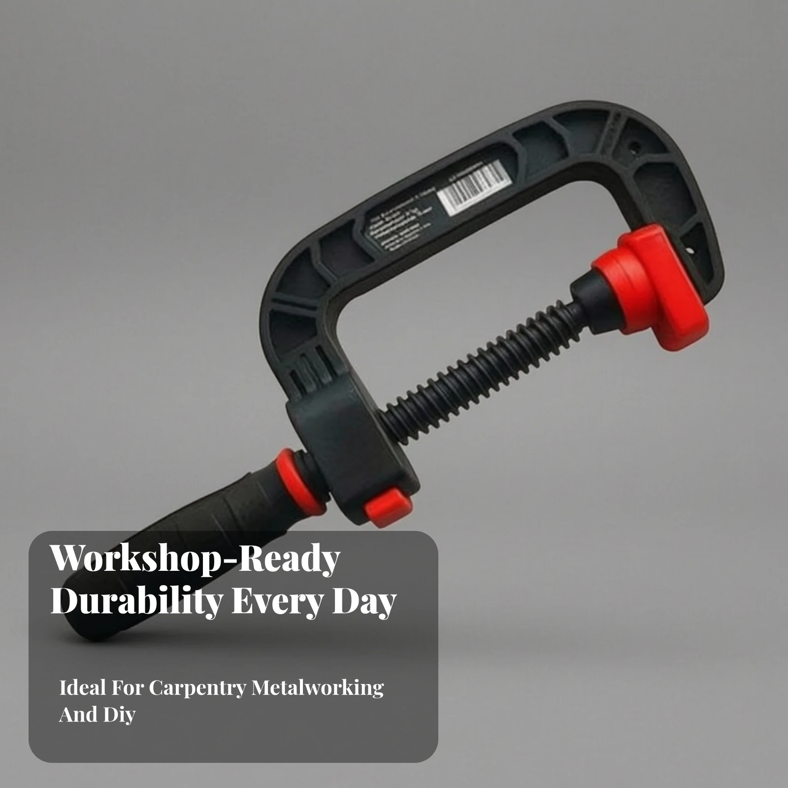 Plastic C-Shape Clamp Hardened Quick-Release Clamp Non-Slip Heavy-Duty for Woodworkers, Woodworking, DIY Projects view 6