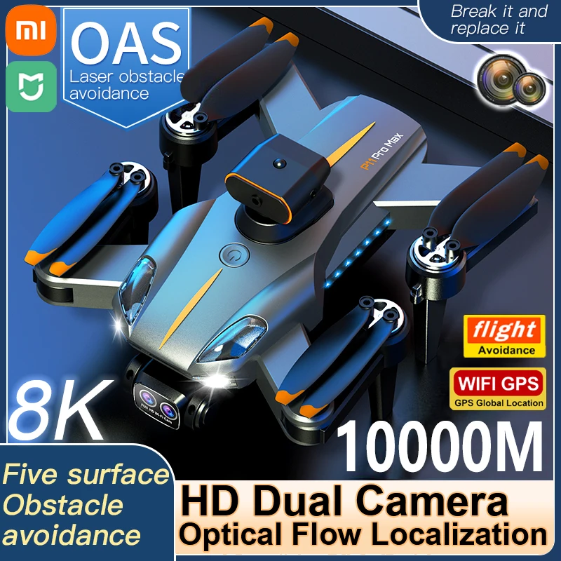 Xiaomi P11 Pro Drone GPS Professinal 8K HD Camera Four-way Intelligent Obstacle Avoidance Foldable Quadcopter RC Distance 10000M