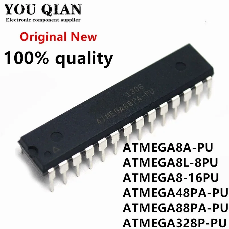 1pcs/lot ATMEGA8A-PU ATMEGA48PA ATMEGA8L-8PU ATMEGA8-16PU ATMEGA48PA-PU ATMEGA88PA-PU ATMEGA328P-PU ATMEGA328P DIP-28 In Stock