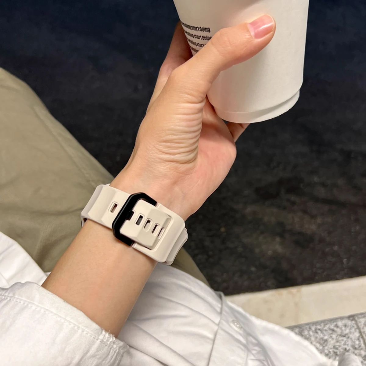 Силиконовый ремешок для Samsung Galaxy Watch 8 40 мм 44 мм Watch8 Classic 46 мм, силиконовый спортивный браслет Correa без зазоров