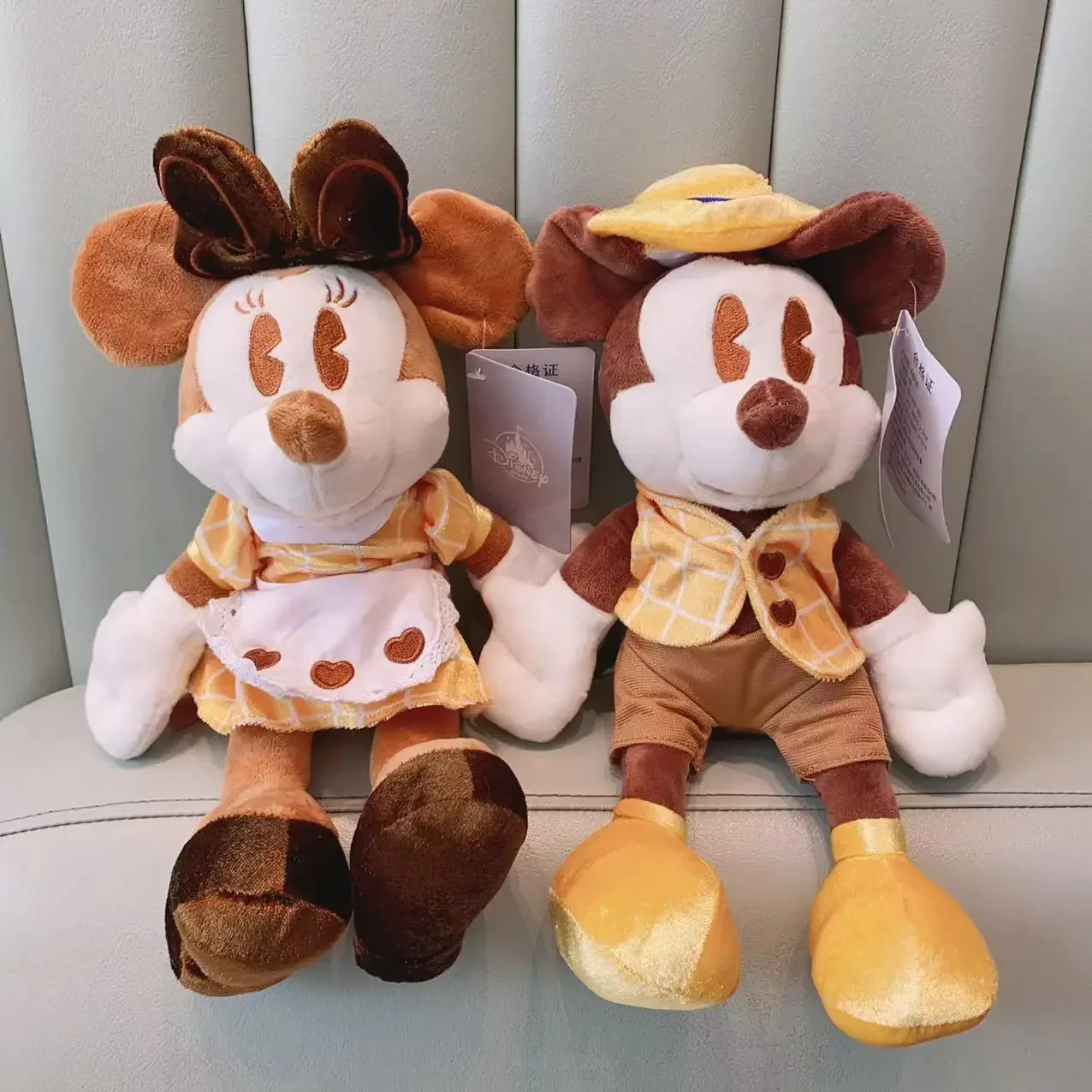 

Original Shanghai Disney 30cm Mickey Mouse Doll Anime Dolls Plush Toys Stuffed Animals Children Gifts for Christmas and Birthday