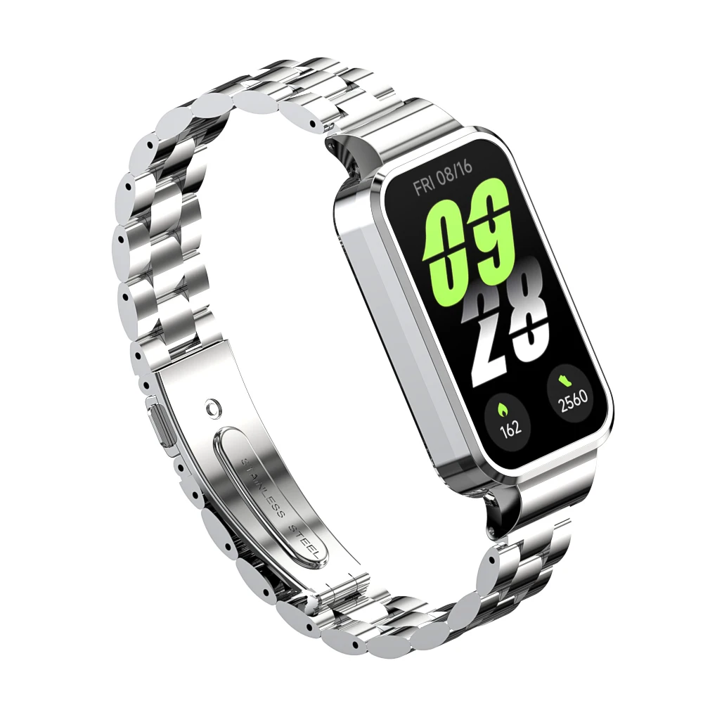 Gehäuse + Armband für Xiaomi Mi Band 9 Active Armband für Xiaomi Smart Band 9 Active Edelstahl-Metallarmband Mi Band 9 Active – Detail 9