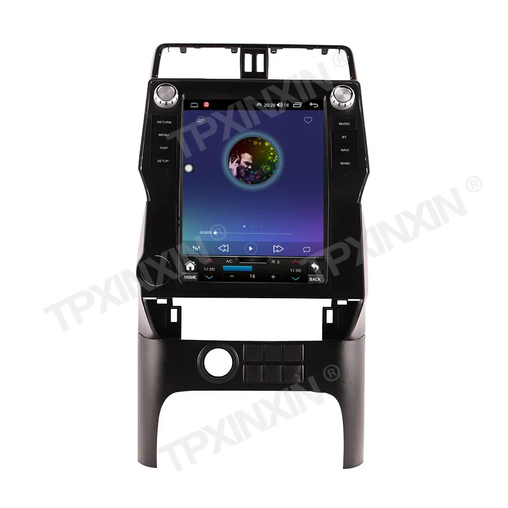

12.1 Inch CarPlay Car Radio For Toyota Prado 2018-2020 Android 14 GPS Navi Multimedia Player Vertical HD Touch Screen Head Unit