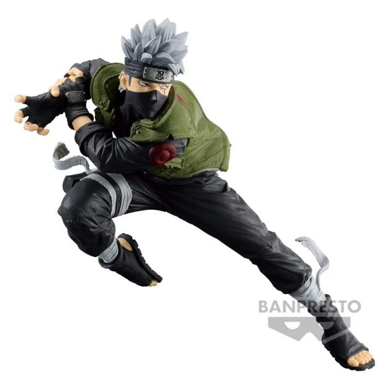 Em estoque bandai banpresto bfc naruto hatake kakashi anime figura de ação brinquedo presente modelo coleção hobby