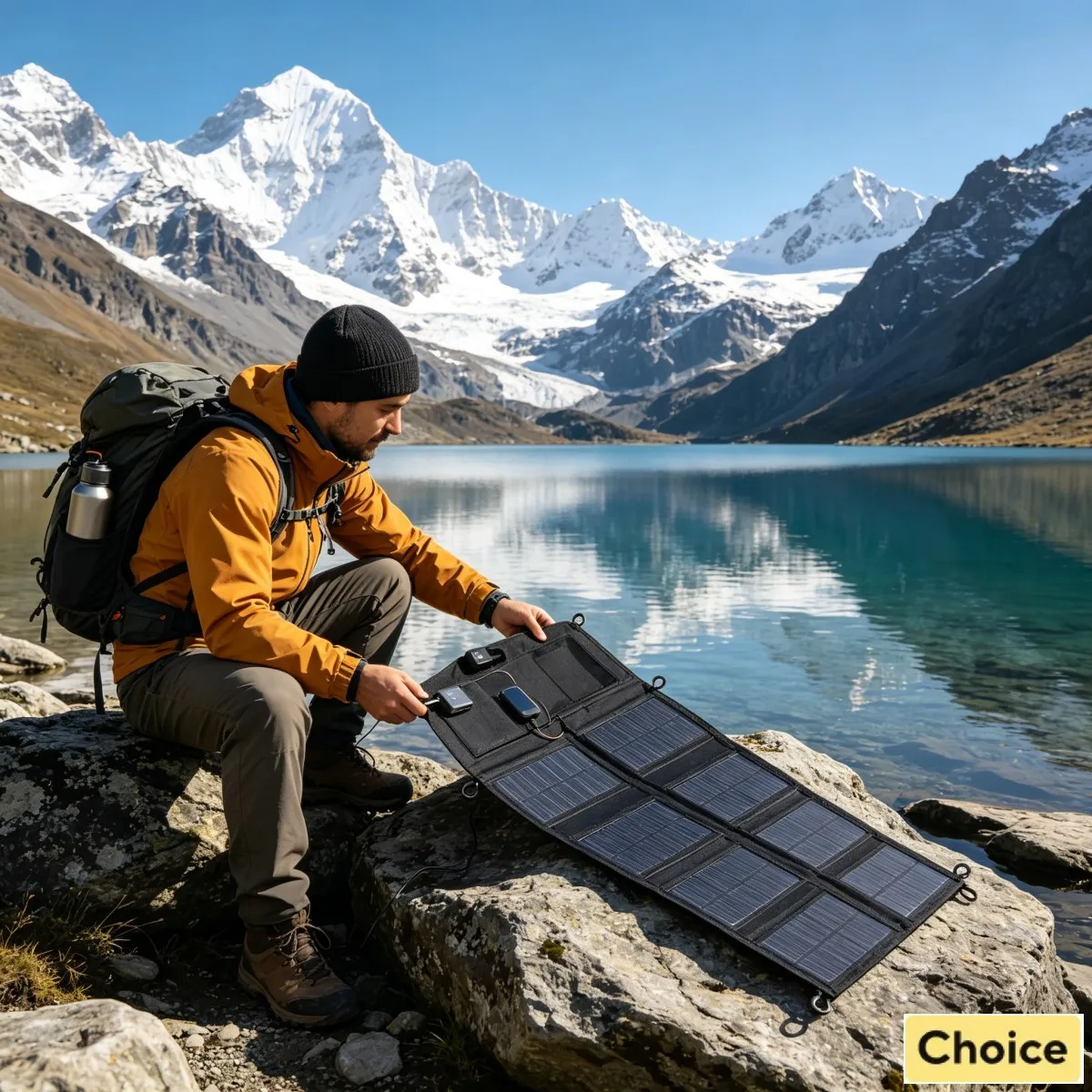 EESbao 25W-100W Anti Drop Waterproof Solar Panel 5V USB Foldable for Outdoor Camping Survival Daily Charging