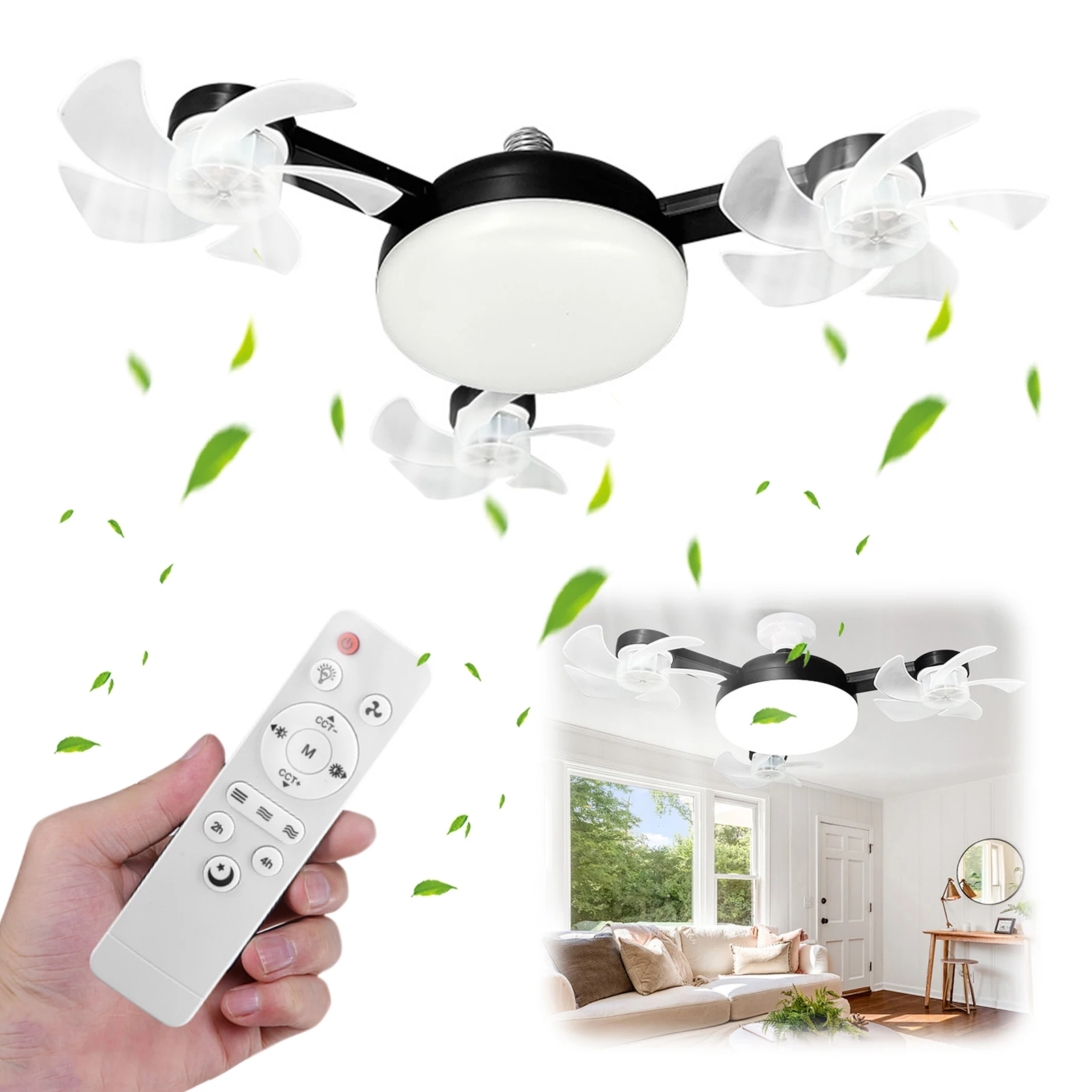 Ventilador de Techo 2 en 1 con - Drone Beacon Light reseña y precio