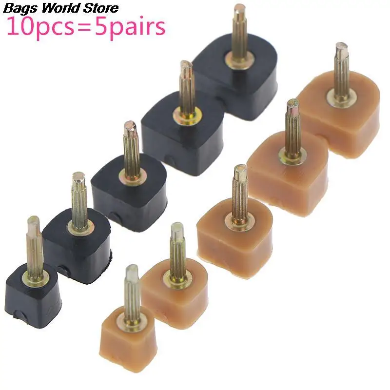 10pcs High Heel Repair Tips Pins For Women Shoes High Heel Tips Taps Dowel Lifts Replacement Heel Stoppers Protect 5pairs