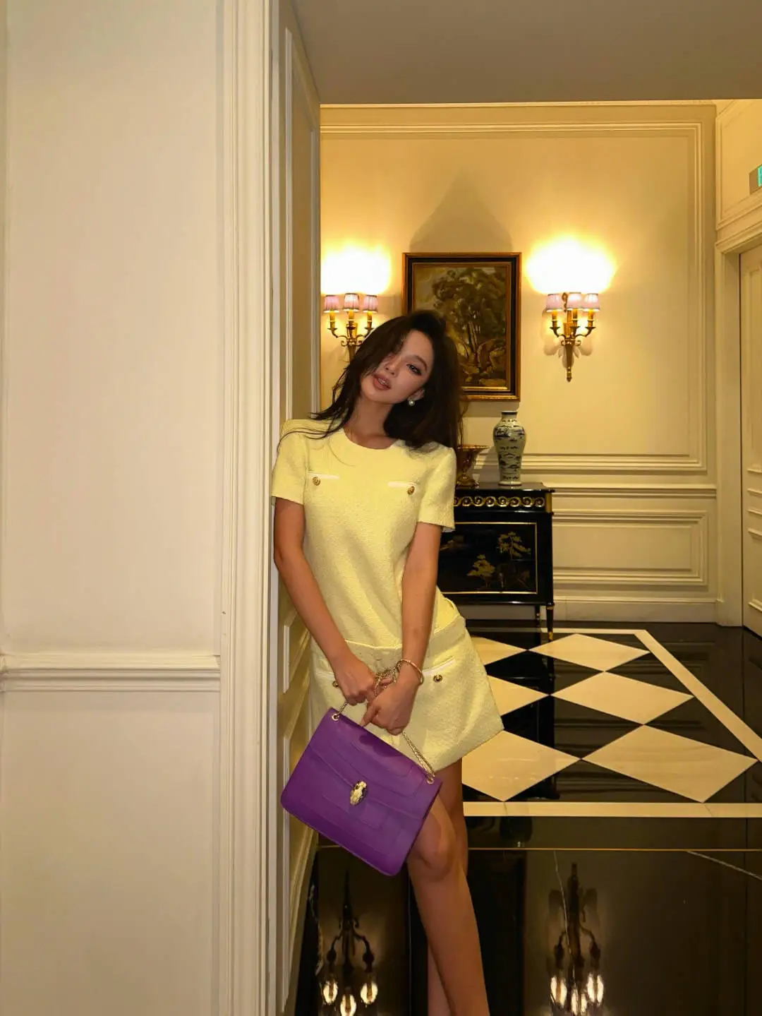 

Желтая круглая ткань из полиэстера высокого качества для индивидуального пошива (Qinghui Sle) для парных мероприятий