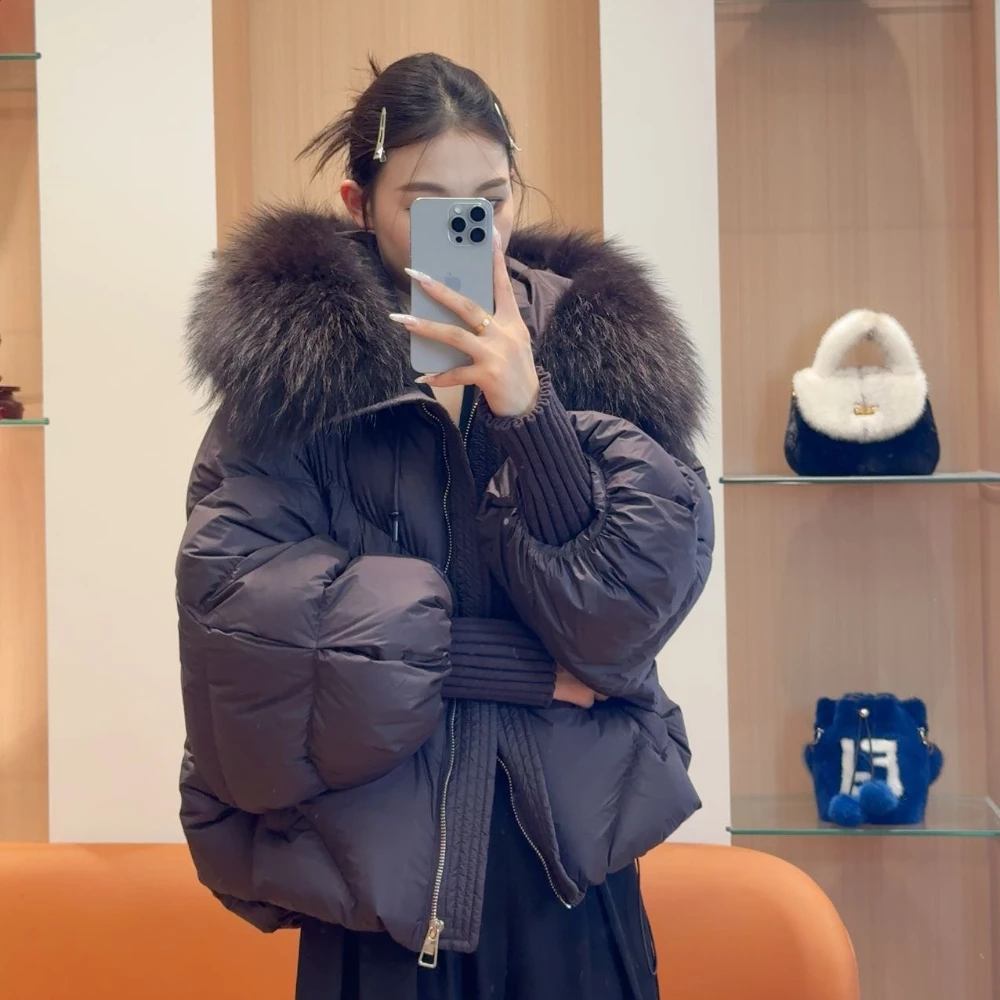 OFTBUY Veste d'hiver femme manteau de fourrure véritable veste Demi-saison pour femmes critiques coréennes de nombreuses vêtements pour filles nouveau dans des vestes et des vestes