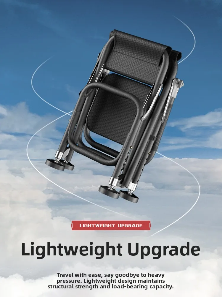

Fiing Chair All-Terrain Aluminum Alloy Portable Multi-Function Folding Knight Outdoor Cam Travel Gear Fiing Bench