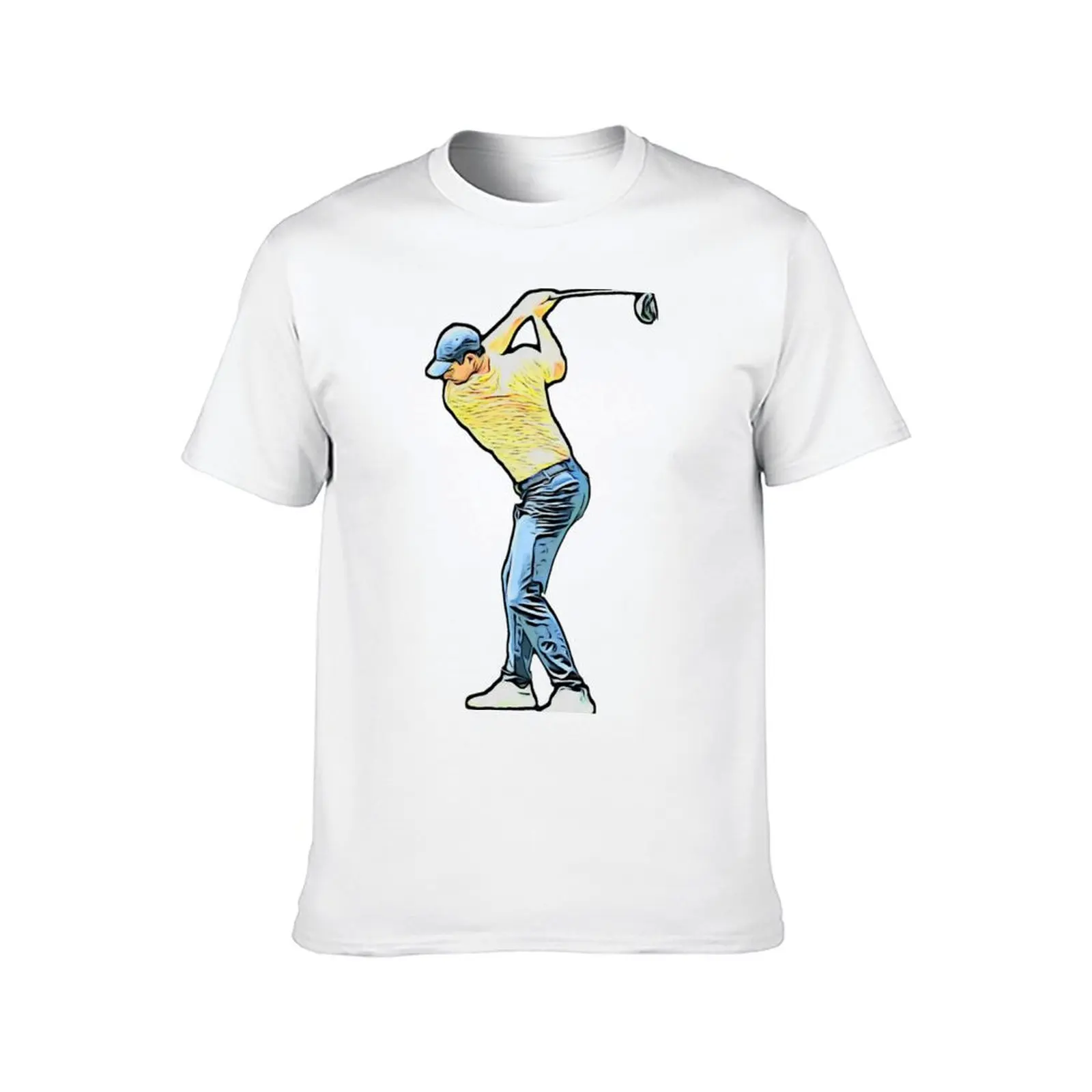 تي شيرت روري ماكلروي بولد كارتوني برسوم جرافيك تي شيرت للرجال تي شيرت أنيمي تي شيرت كبير الحجم