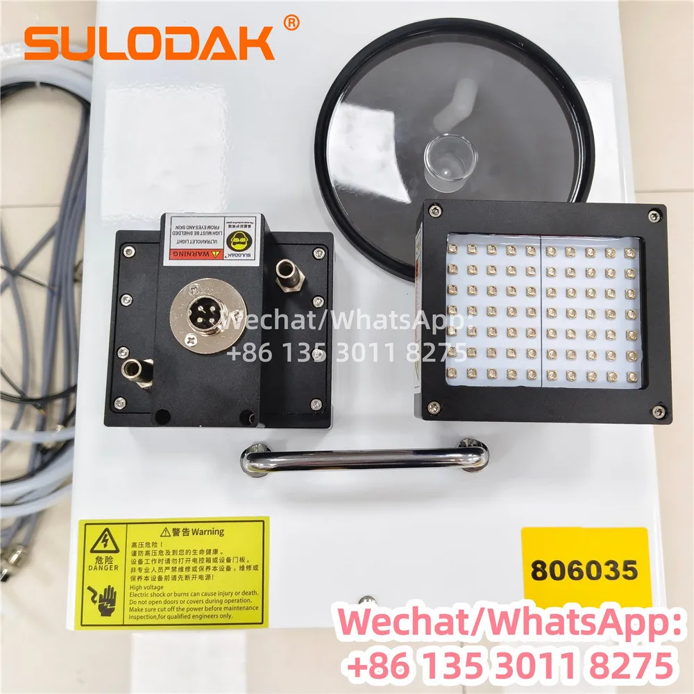 

УФ-принтер Струйная печатная машина Светодиодная УФ-лампа для отверждения 80*60 мм Размер 395 нм УФ-лампа для отверждения чернил УФ-светодиодная отверждение для цифровых принтеров