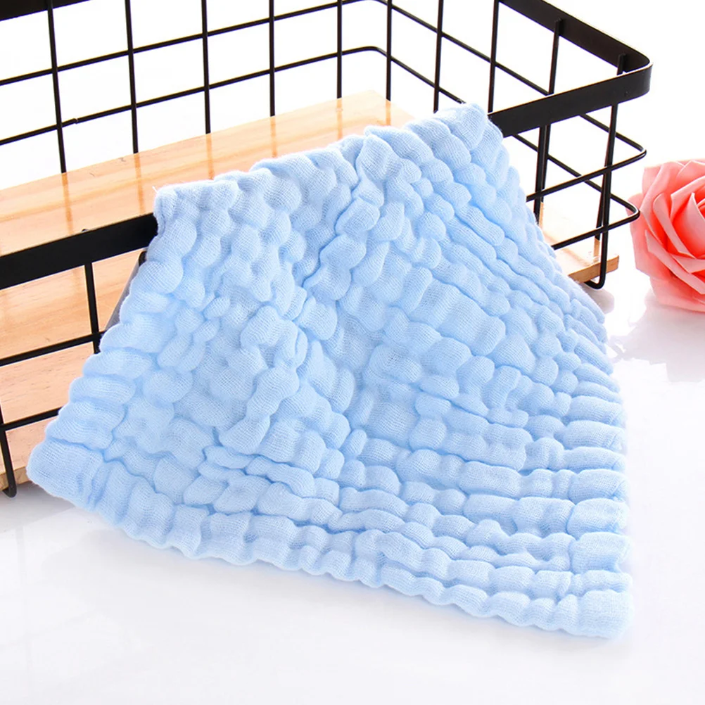 

4 Pcs Pure Towel Laundry Blankets Baby Muslin Washcloth Newborn Face Bibs