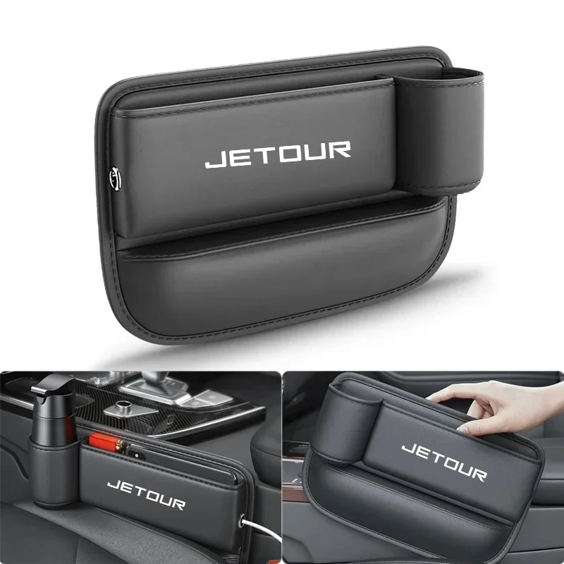 Car Seat Gap Storage Box Center Console Armrest Storage Box organizer For Jetour T1 T2 DASHING X70 X70 Plus X90 Plus Accessories