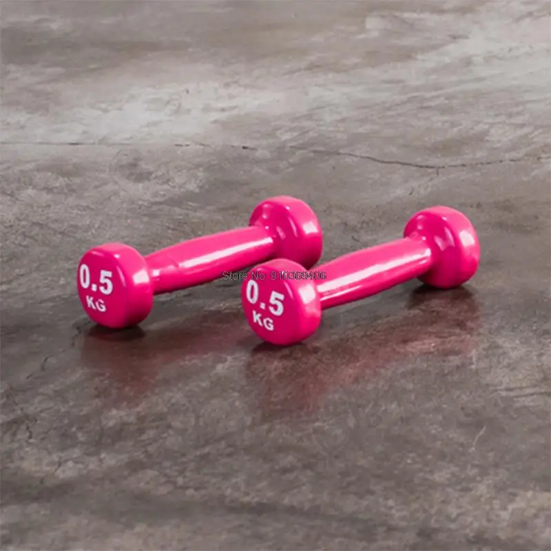 Ladies Dumbbell Color Exercise Arm Muscles Front Neck Squat Children's Weight-bearing Fitness Exercise Home Fitness Machine