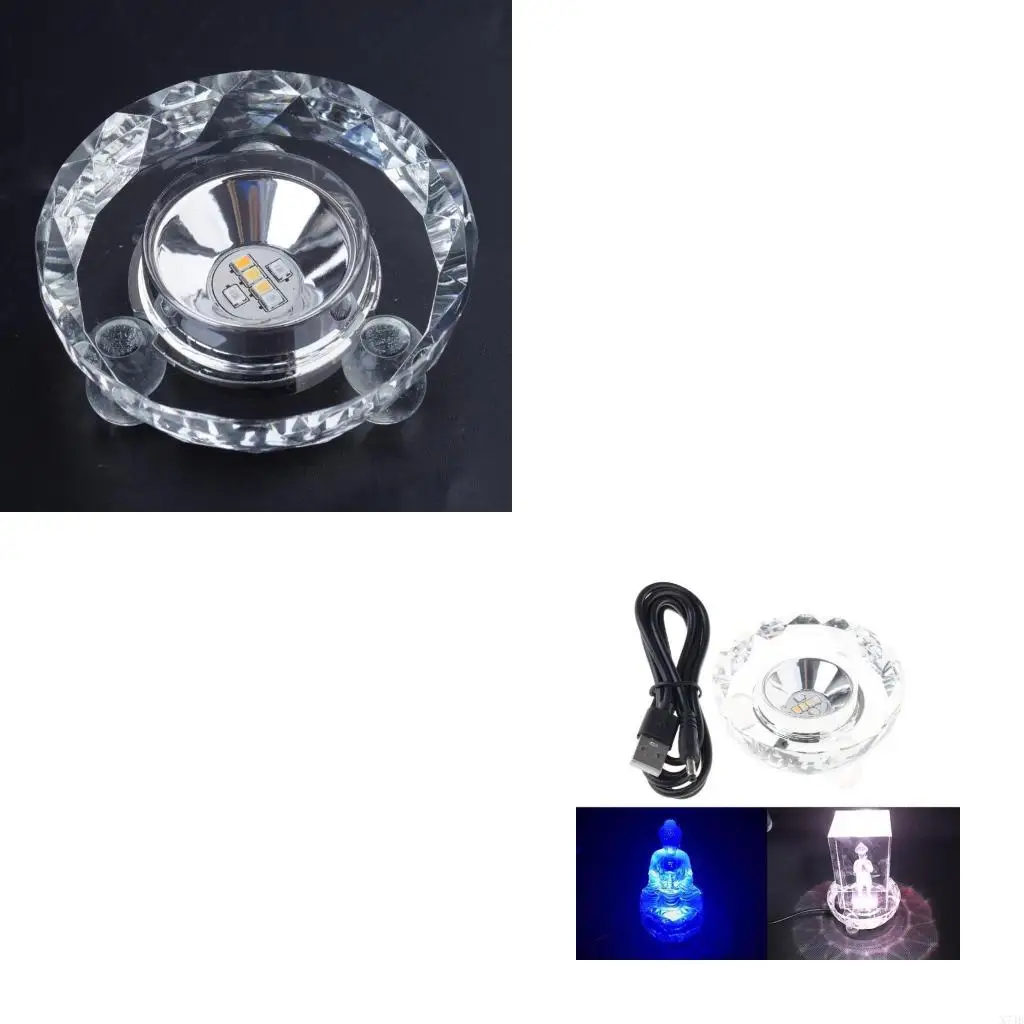 

Rotating LED Display Platform With Light Functionality for Collectibles and Home Decoration Applications