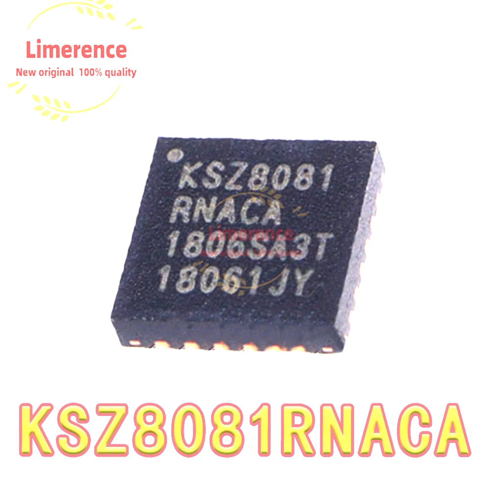 1 Pieces KSZ8081RNACA -TR QFN-24 KSZ8081 Brand New Original Chip IC