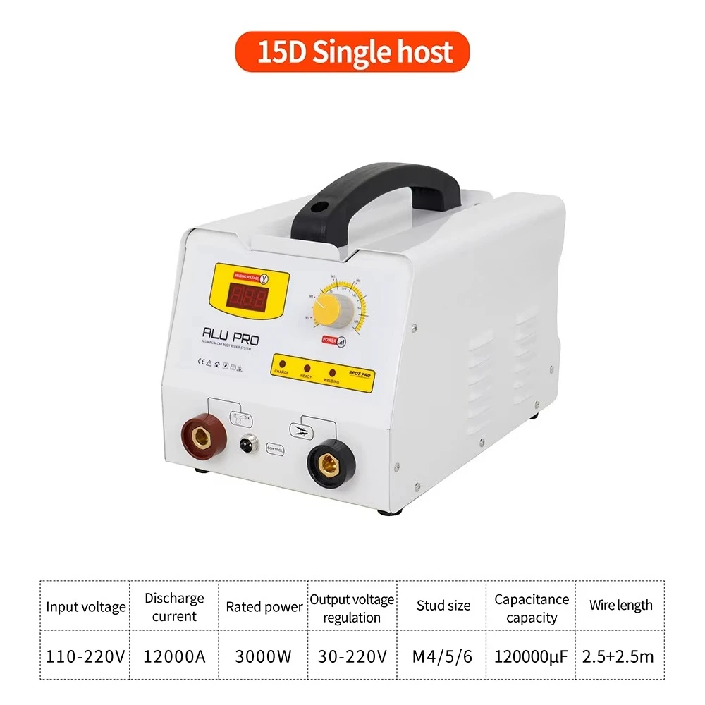 Car Body Repair Equipment Stud Welder Spot Welding Machine with  Trolley for Aluminum Vehicle Repair