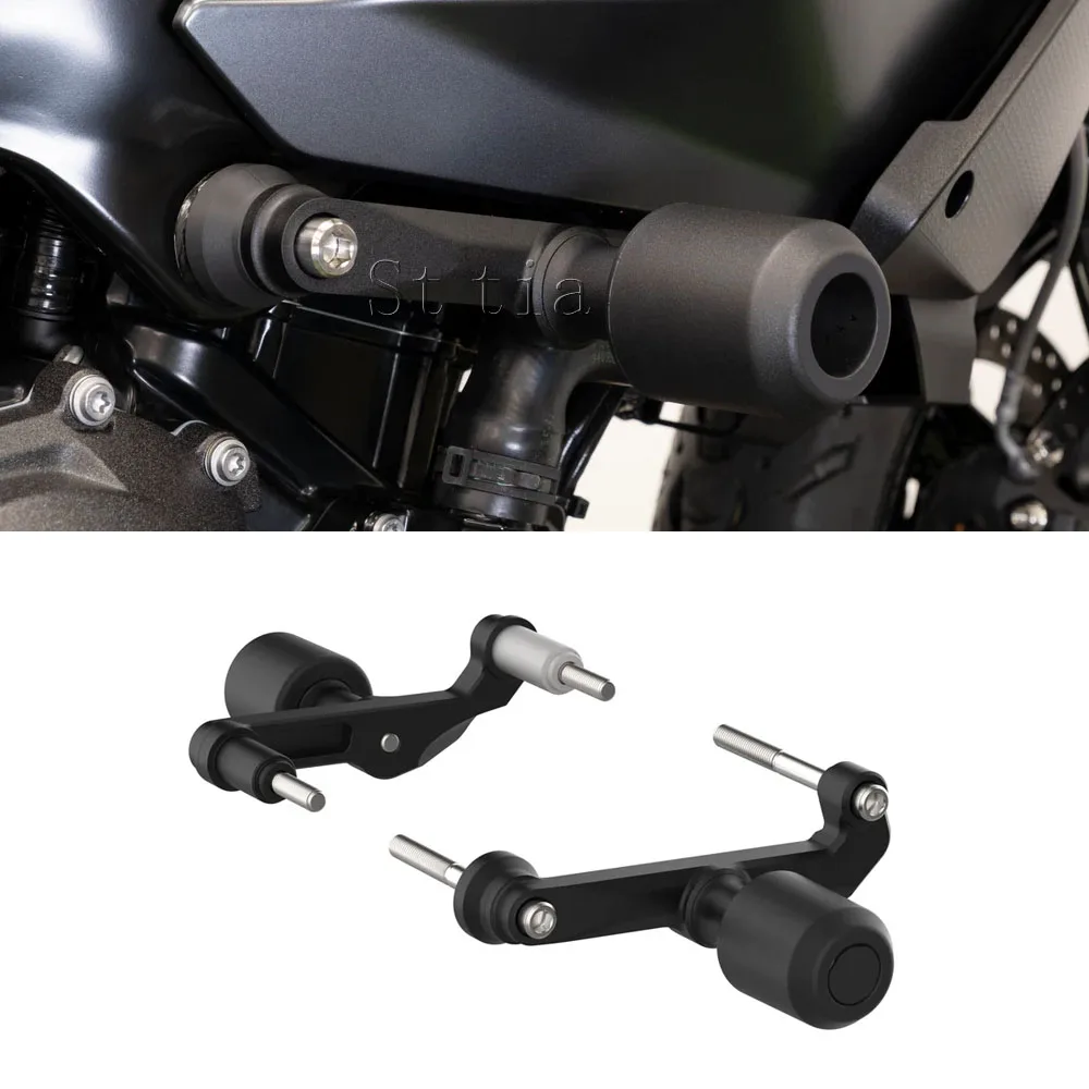 Protección contra caídas de motocicleta apta para BMW F900XR TE F900 XR 2020-2025 marco de motor deslizador Protector de carenado almohadilla de choque Protector lateral