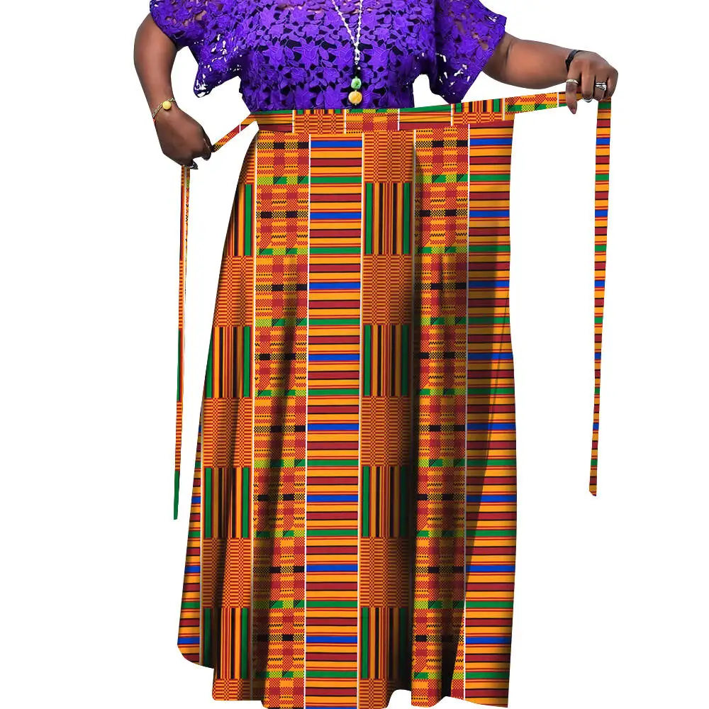 ORIENTAR Women Traditional Mermaid Long Skirt Dress Africa Bazin Riche Print Clothing Lady Women Loincloth Plus Size WY9792-2