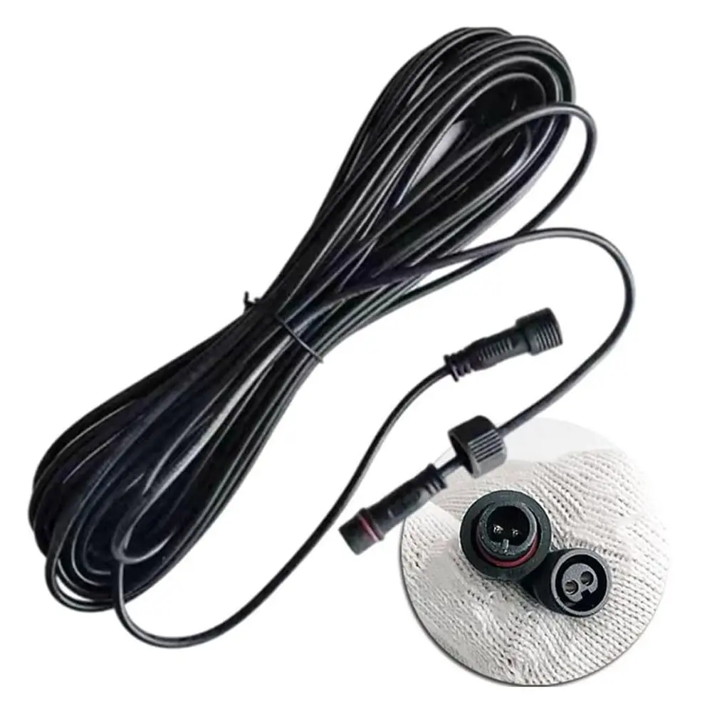 2 Pin Plug Solar Cable Extension 3 Meters/5M/10M Waterproof Male and Female Extension Line Street Light Extension Cord