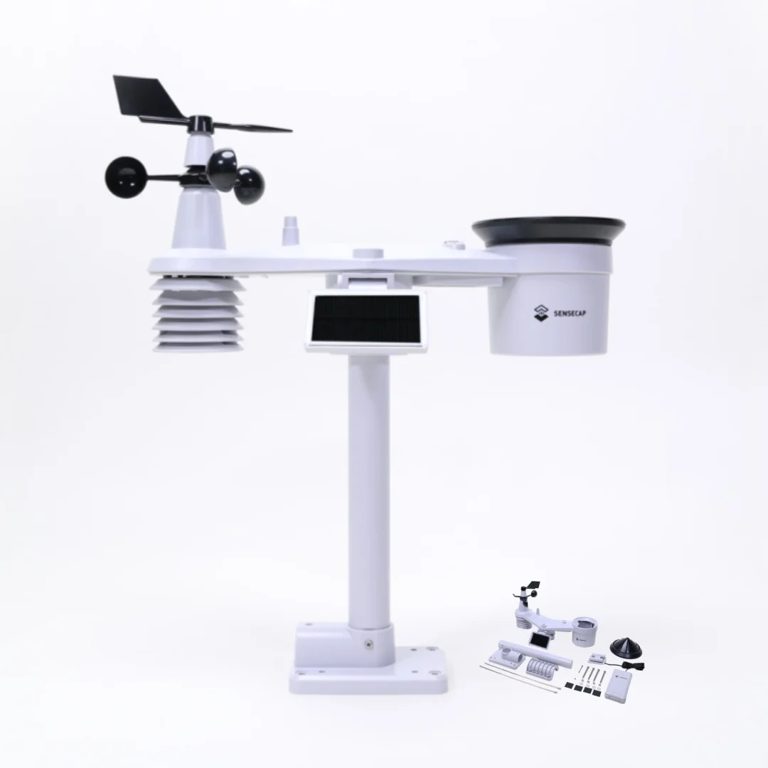 

SenseCAP S2120 8-in-1 LoRaWAN Weather Sensor Station For Gardens Meteorology Urban Environmental Monitoring Customizable ODM