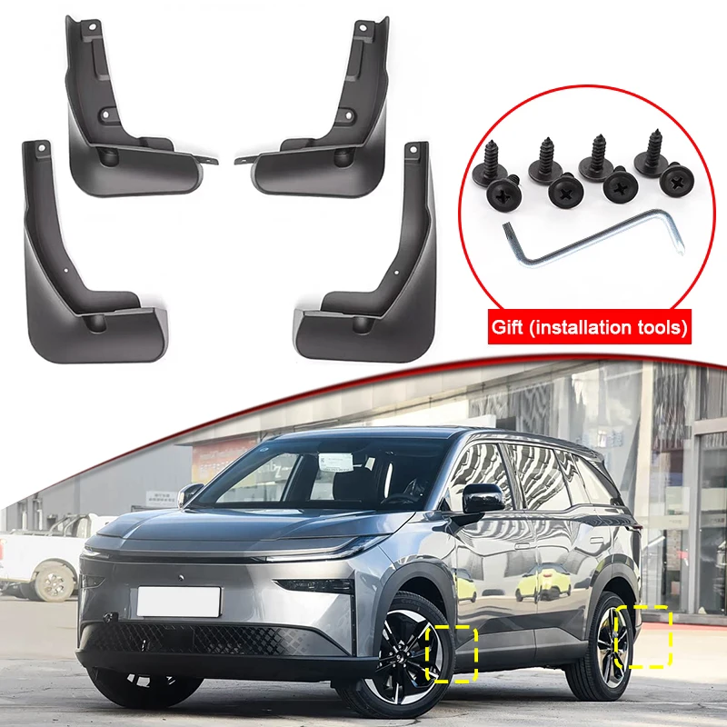

Car Styling For Toyota bZ3X 2025 2026 2027 ABS Car Mud Flaps Splash Guard Mudguards MudFlaps Front Rear Fender Auto Accessory