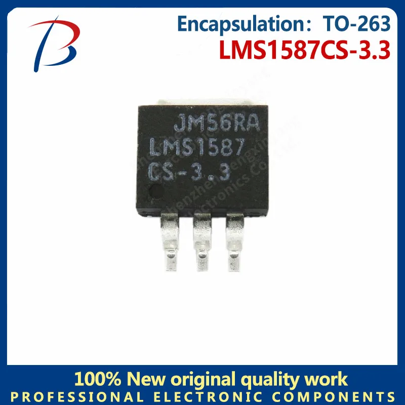 

10PCS LMS1587CS-3.3 package TO-263 low differential linear voltage regulator LMS1587CSX-3.3