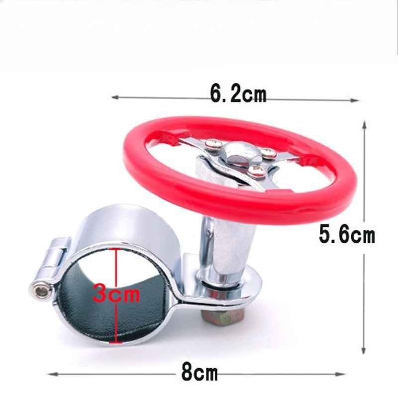 Universal Car Steering Wheel Booster Metal Material with Ball Bearing Mini Steering Wheel Shape Labor-Saving Auxiliary Accessory