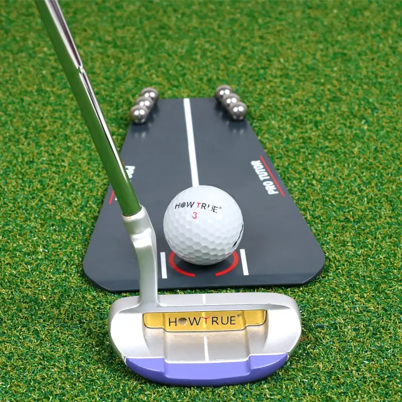 Portable Acrylic Golf Practice Tutor Putting Mirror Training Tools for Beginners Children Adults Golf Training Assistant