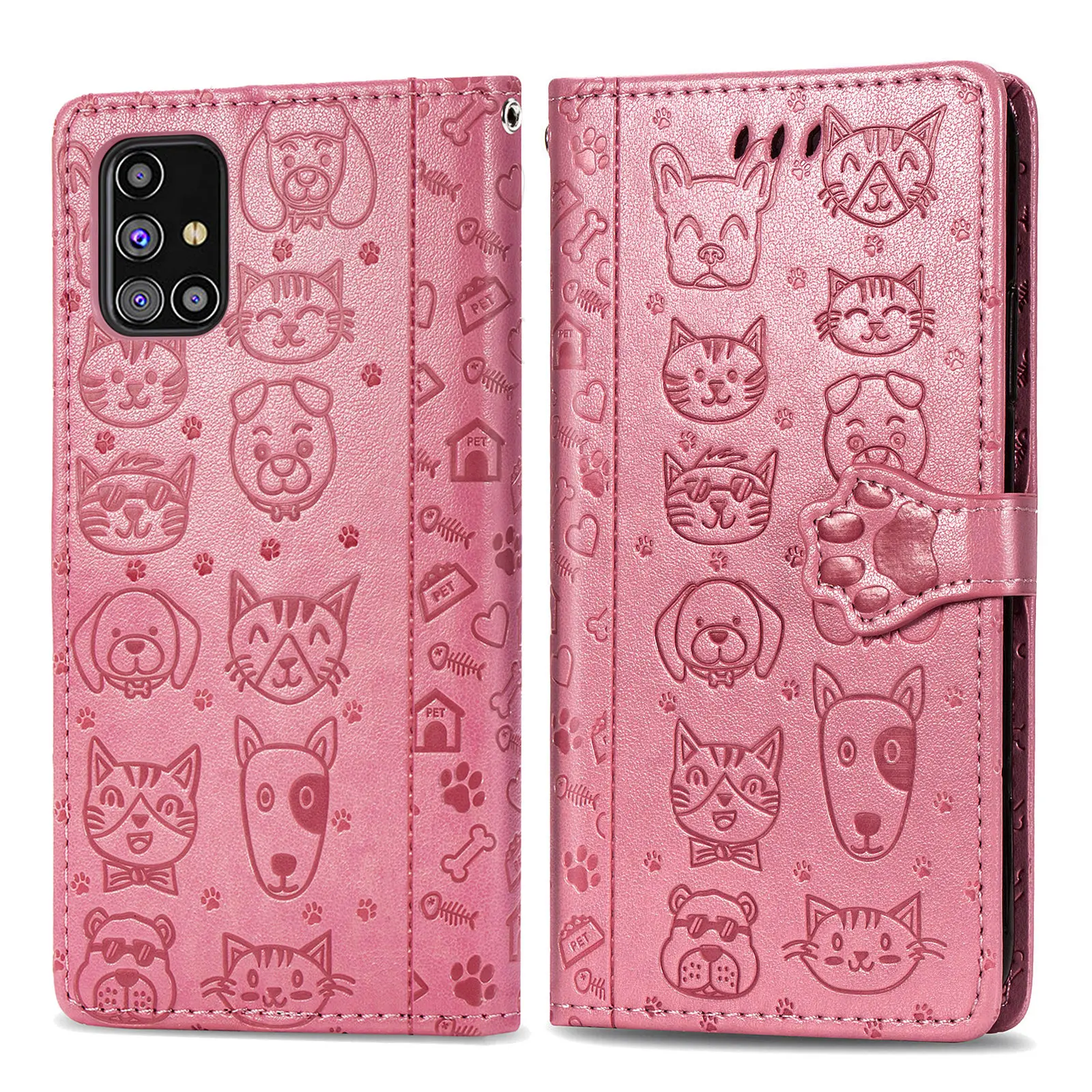 

Business Dirt-resistant Leather Flip Case for Samsung Galaxy M31S M31 A02 A12 A22 A32 A52 A72 5G A71 A51 S21 S20 Note 20 Ultra