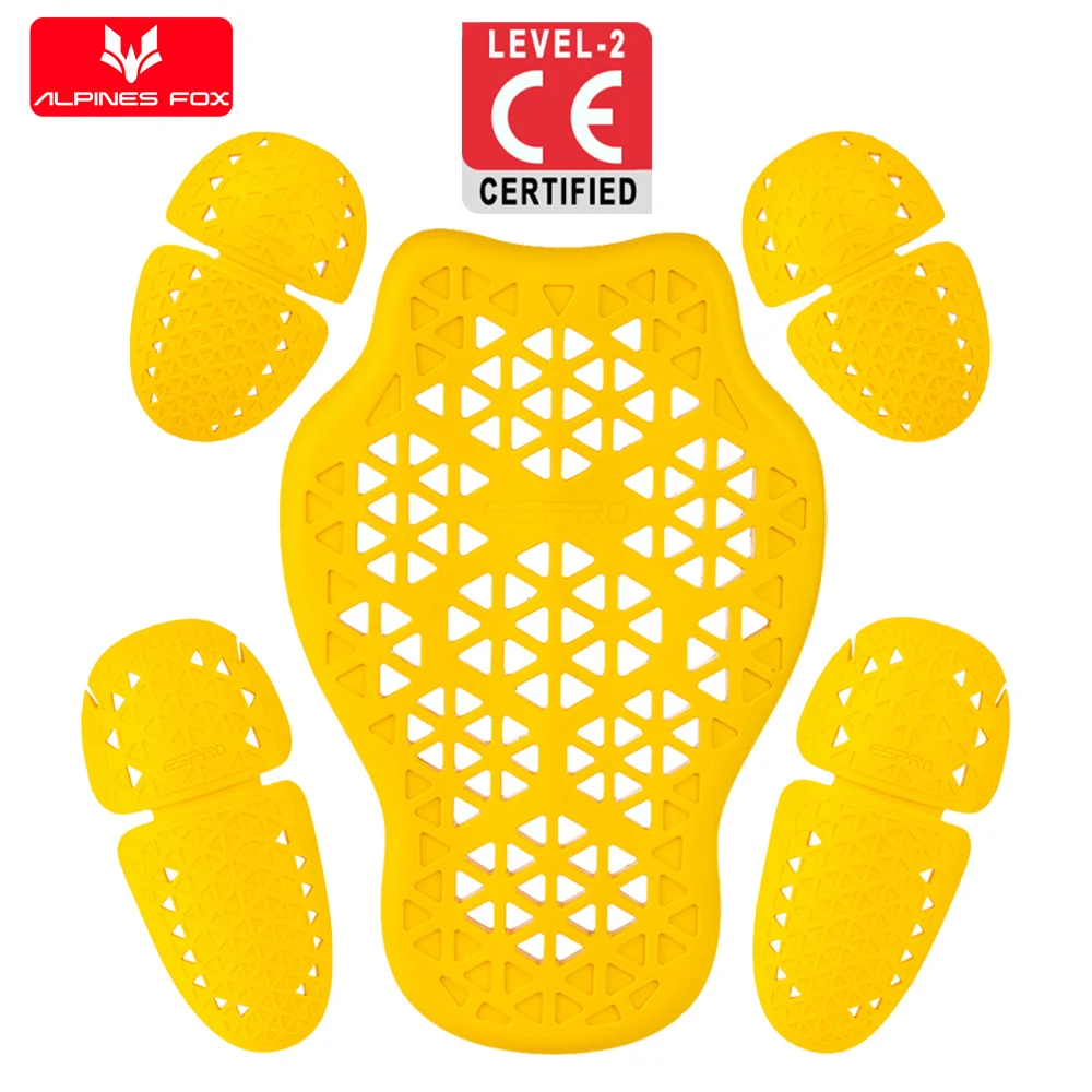 

Universal Built-In Protective Gear CE2 Certified Motorcycle Jacket Insert Back Protector Motorbike Motocross Shoulder Elbow Pads