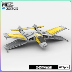 New Star Movie MOC Bricks X-83 Twintail Starfighter Building Block Toys Model DIY Collection Sets Child Christmas Gifts