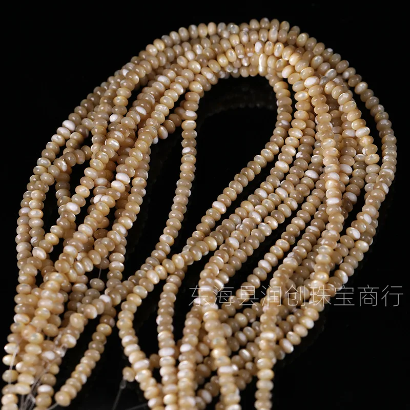 Tibetan-Style Old Fishbone Pearl Inlay Abacus Beads Bracelet Accessories